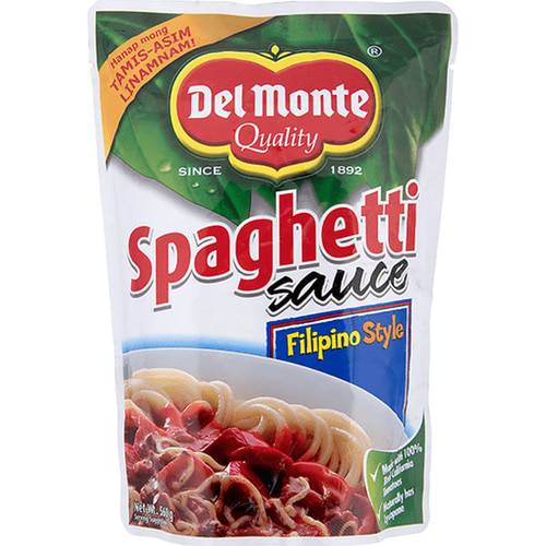 Del Monte Spaghetti Sauce Filipino Style 델몬트 스파게티 소스 필리핀스타일 250g