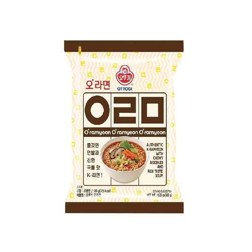 CC 오뚜기 오라면 120g