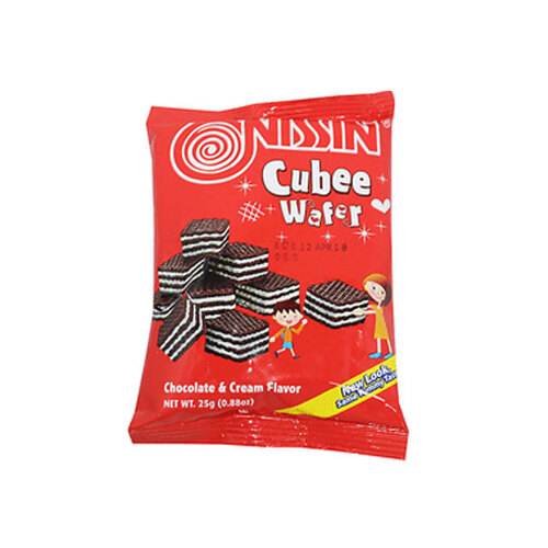 Nissin Cubee Wafer Chocolate & Cream 25gr