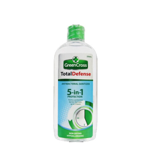 알코올 70% 손소독제 세니타이져 Green cross total defense antibacterial 5 in 1 protection 250ml