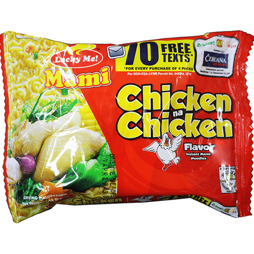 Lucky Me Chicken Na Chicken 럭키미 치킨 나 치킨 55g