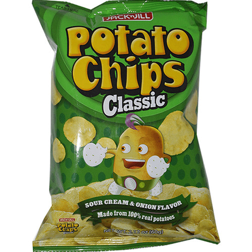 potato chips-sour cream&onion 포테이토 칩 크림 엔 어니언 60g