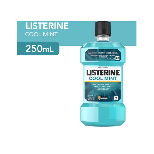 리스테린 쿨 민트 마우스워시 Listerine Cool Mint Mouthwash | 250ml