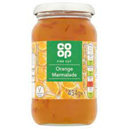 Co op Orange marmalade jam 454g