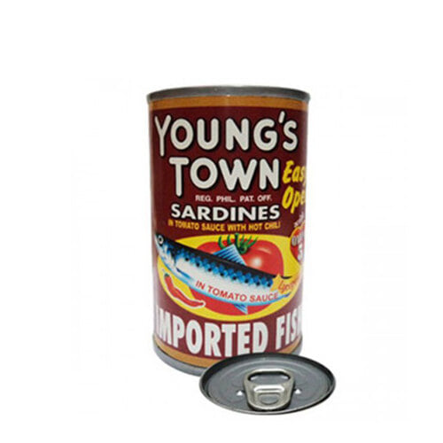 필리핀 Young's Town Sardines In Tomato Sauce W/ Hot Chili Easy Open 155g