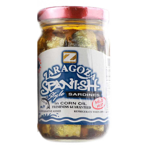 자라고자 Zaragoza spanish sardines corn mild got 2/220g