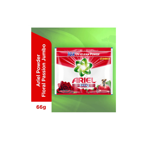 아리엘 Ariel Floral Passion Powder Detergent | 66g