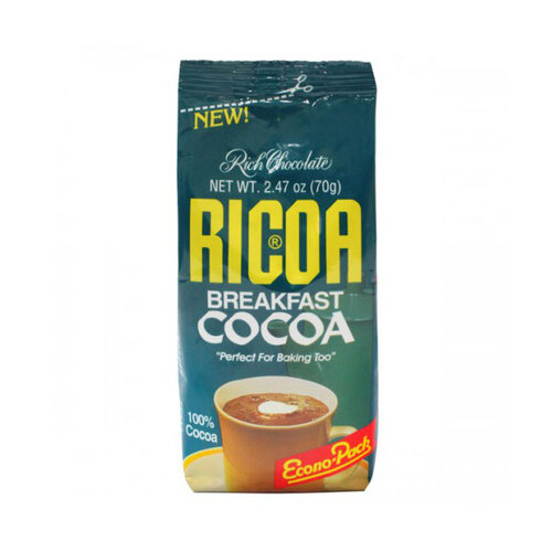 필리핀 리코아 코코아 파우더 Ricoa Breakfast Cocoa Powder 70 Grams