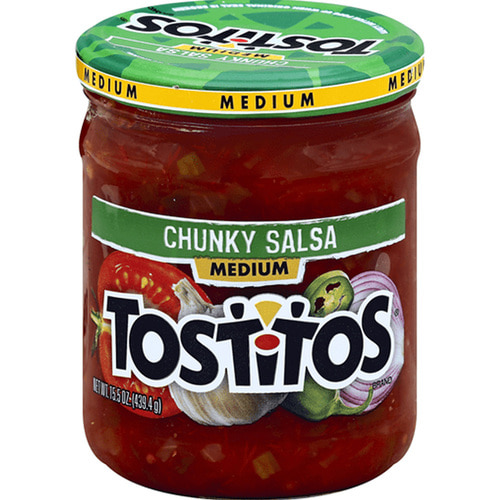 tostitos chunky medium salsa 토리토스 크런키 살사15.5oz