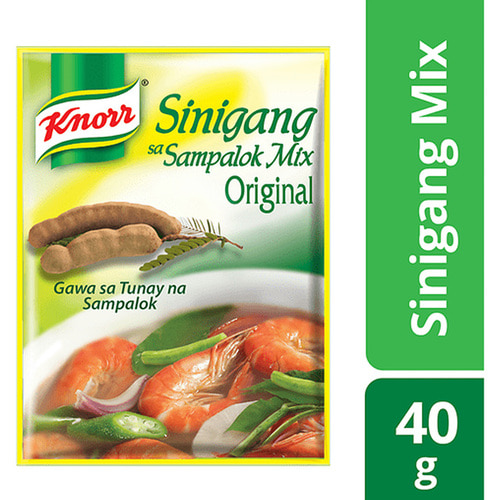 knorr sinigang mix original 크노르 시니강 믹스 오리지날 40g