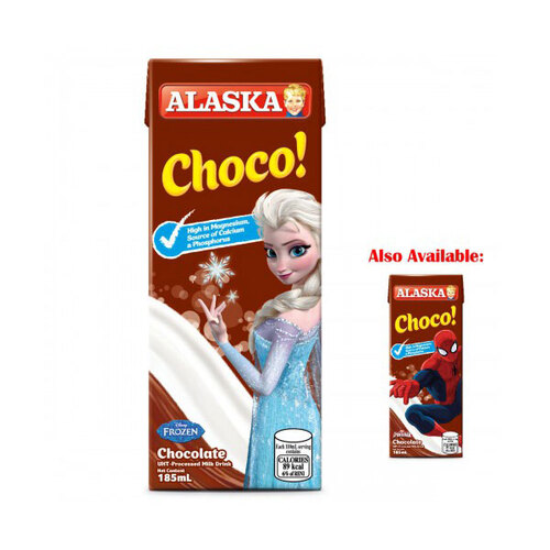필리핀 알라스카 초코 밀크 Alaska Choco milk 185ml