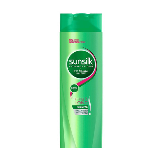 선실크 긴머리 샴푸 180ml Sunsilk Strong and Long Shampoo 180ml