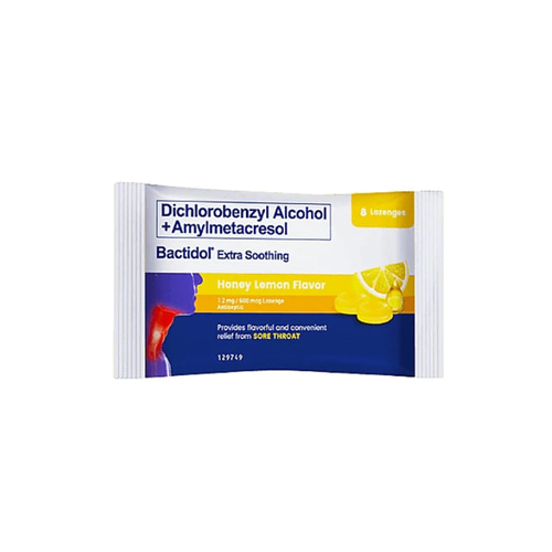 박티돌 엑스트라 수딩 허니 레몬 Bactidol Extra Soothing Honey Lemon Flavor Lozenge | 8s