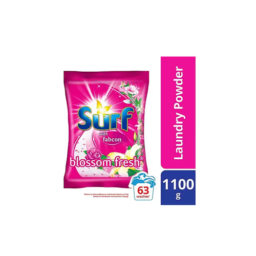 서프 Surf Blossom Fresh Laundry Powder Detergent | 1.1KG Pouch