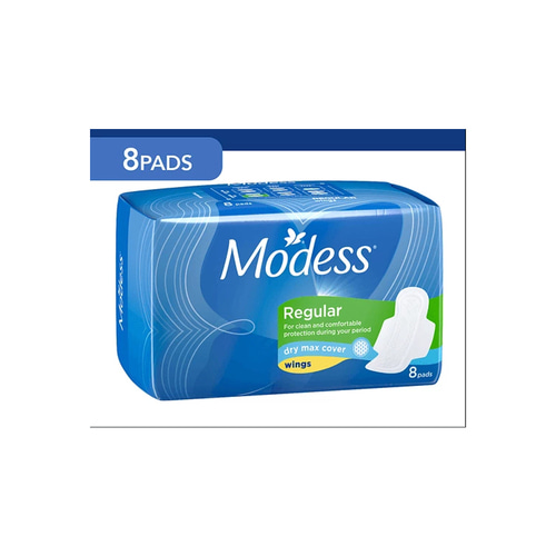 모데스 레귤러 드라이 맥스 커버 Modess Regular Dry Max Cover with Wings | 8pcs