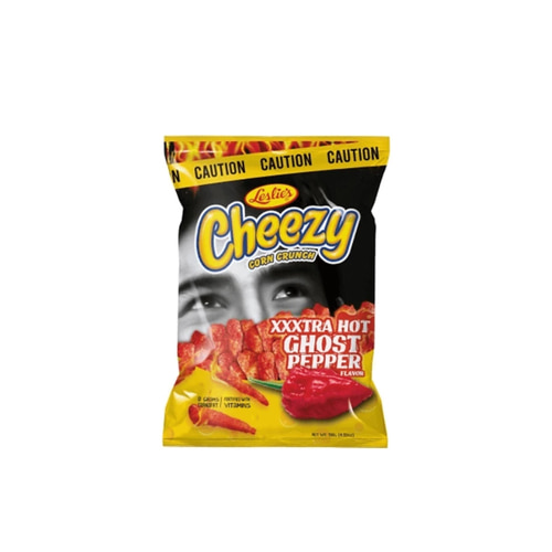 Leslie's Cheezy Corn Crunch Ghost Pepper Flavor | 130g