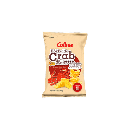 셀비 포테이토 칩스 Calbee Hokkaido Crab & Cheese Potato Chips 60g