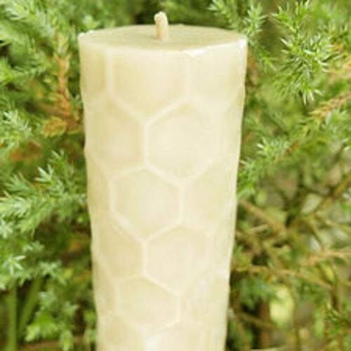 필리핀 일록마리아 Large Circle Pillar with Hexagon Design Candle - 육각형 디자인의 큰 원기둥 캔들