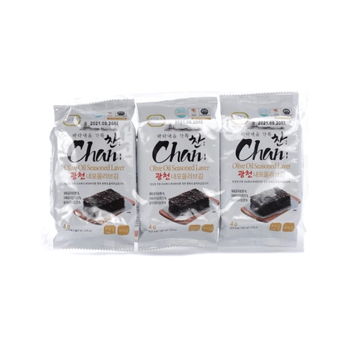 찬 올리브 Chan Olive Oil Seasoned Laver | 4g x 9s