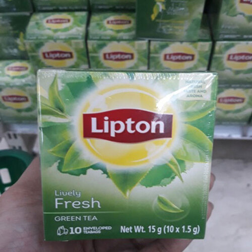 립톤 그린티 Lipton Lively Fresh Green Tea 10 tea bags 15gx10
