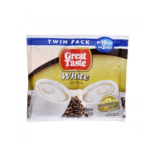 필리핀 인스턴트 커피 Great Taste White Twinpack 50gx5