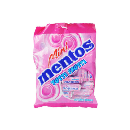 멘토스 미니 Mentos Mini Rolls Tutti Frutti 20 pieces