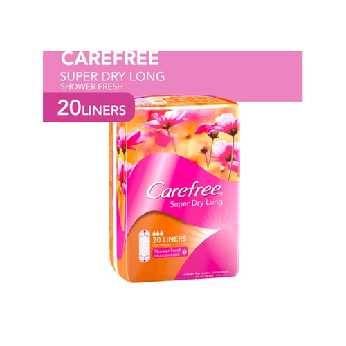 케어프리 슈퍼 드라이 롱 샤워 Carefree Super Dry Long Shower Fresh  | 20s