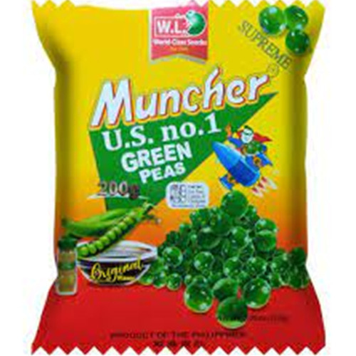 WL Muncher green peas orginal 200g