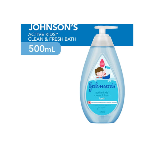 존슨즈 엑티브 키즈 클린&프래쉬 배쓰 Johnson's Active Kids Clean & Fresh Bath | 500ml