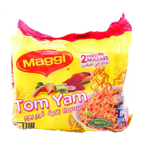마기 Maggi Tom yum noodles pouch 80g x 5