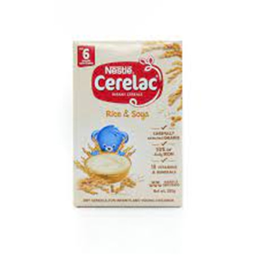 네슬레 Nestle Cerelac infant cereals Rice&soya 250g