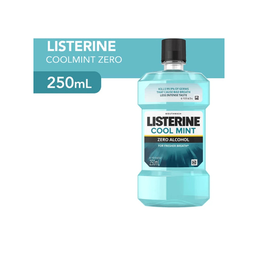 리스테린 쿨 민트 제로 마우스워시 Listerine Cool Mint Zero Mouthwash | 250ml