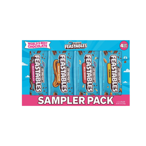 미스터 비스트 초콜릿 샘플러 팩 60g X 4개