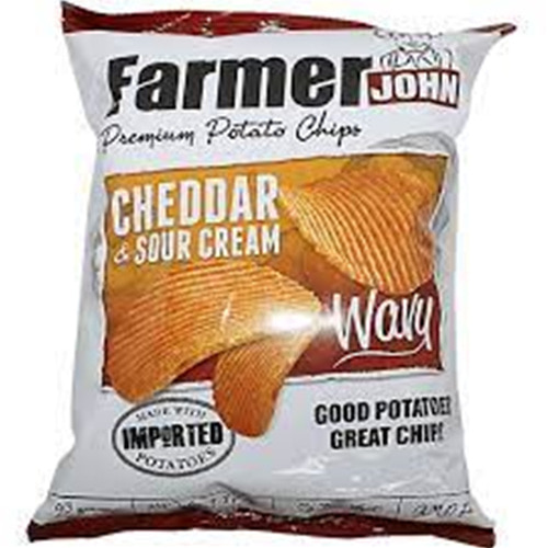 Farmer john potato chips cheddar 90g
