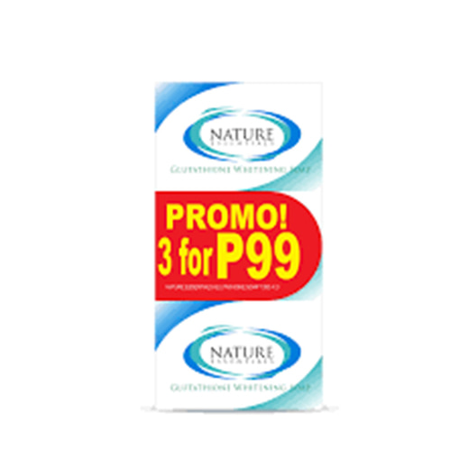 네츄럴 Nature 글루타 Glutathione whitening soap 135g x 3