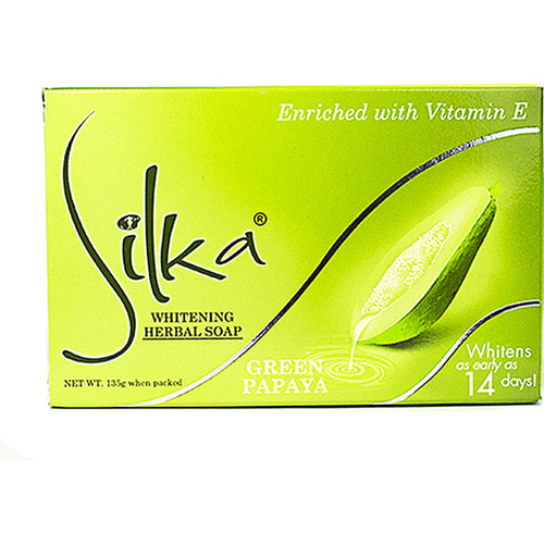 silka green papaya soap 실카 그린 파파야 비누135g