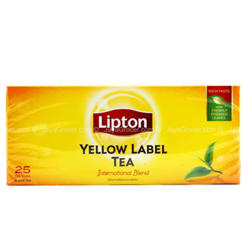립톤 차 Lipton Yellow Label International Blend 25 Tea bags 50gx25