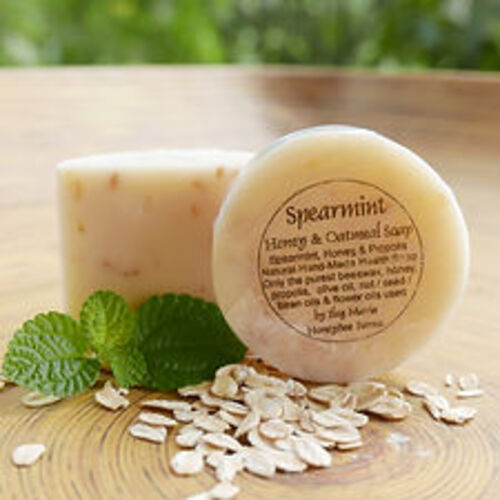 필리핀 일록마리아 Spearmint & Oatmeal Soap - 스피어민트 오트밀 비누