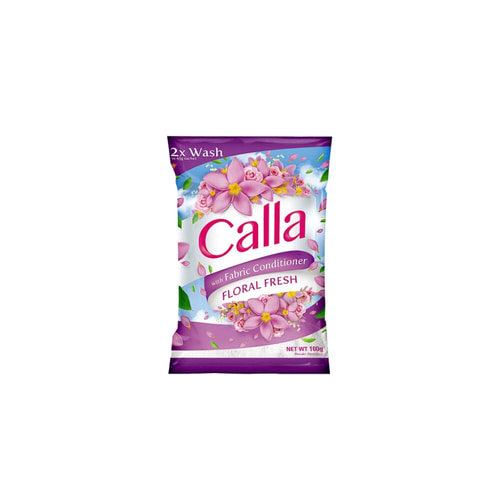 켈라 Calla Floral Fresh Powder Detergent with Fabric Conditioner | 100g x 6pcs