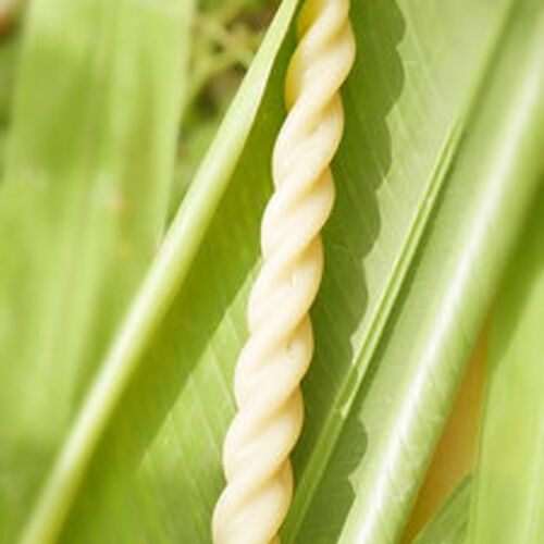 필리핀 일록마리아 Beeswax Spiral Tapered Candle - 밀랍 나선형 테이퍼 캔들 약 75g