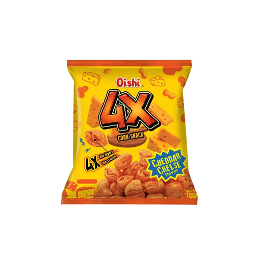 오이시 칩 Oishi Chip 4x Corn Snack Chesse | 24g