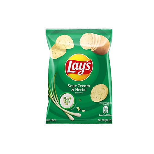 레이스 샤워크림 Lay's Sour Cream & Herbs Potato Chips | 50g