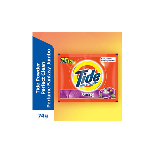 타이드 Tide Perfect Clean Perfume Fantasy Laundry Powder Detergent | 74g