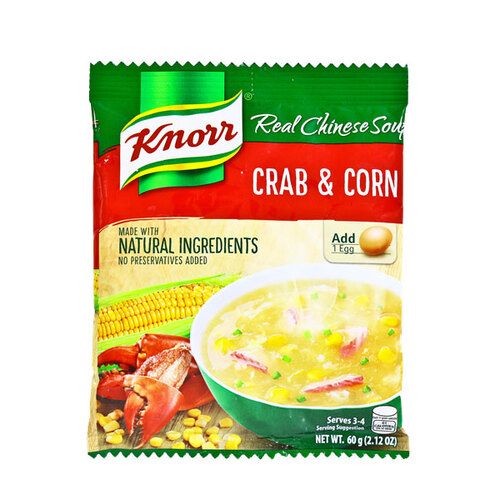 KNORR CRAB & CORN SOUP 60G