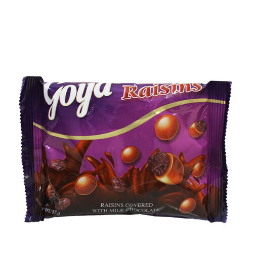 GOYA RAISINS COVERED WITH MILK CHOCO 37G