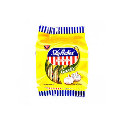 스카이플레이크 갈릭 과자 Skyflakes Garlic 25gx10s