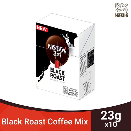네스카페 Nescafe 3in1 Black roast 23g x 10