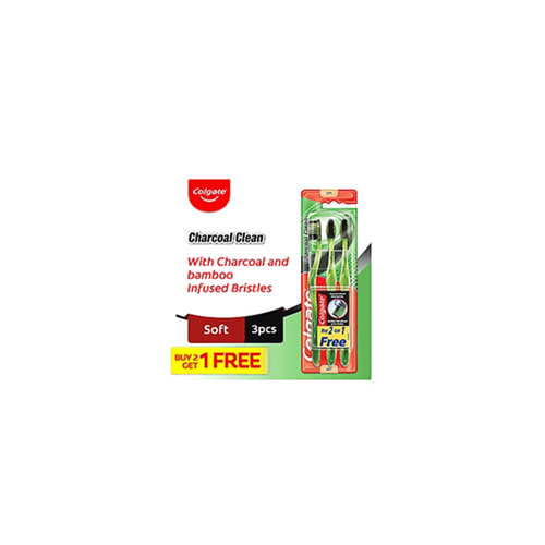 콜게이트 차콜 클린 칫솔 Colgate Charcoal Clean Toothbrush Buy 2 Get 1 Free (Assorted)