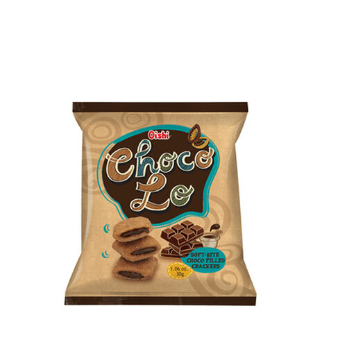 Oishi Choco Lo Softbite Choco Filled Crackers 30gr
