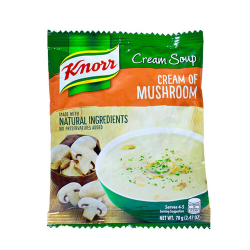KNORR CREAM OF MUSHROOM SOUP 70G